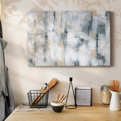 Stone Hatchmarks I-Gallery Wrapped Canvas