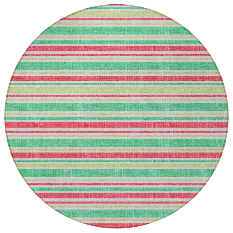 Tapis d'intérieur rond 8 po