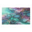 Tapis tressé violet et bleu sarcelle-106463905