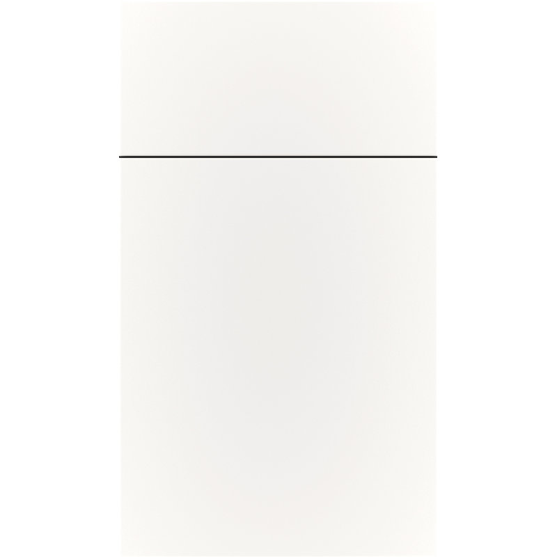Échantillon de porte Eastwood, Satin Whitecap, Bois manufacturé (thermofoil)