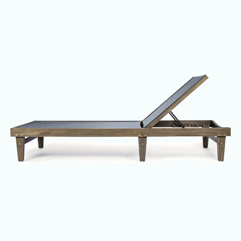 Modern CHAISE LOUNGE - DARK GREY MESH