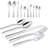 65 Pieces Of Silverware Tableware Set