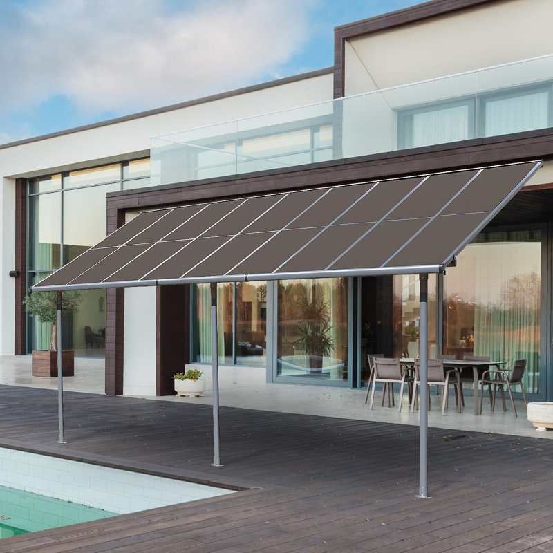 10 Ft. D Aluminum Patio Pergola, 13 Ft. W x 10 Ft. D