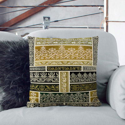 Geometric Square Throw Cushion