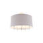 Broseley Fabric Semi Flush Mount-578393597-578393598