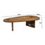 Oval Solid Mango Wood Coffee Table