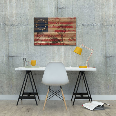 Drapeau américain «Betsy Ross» avec fond I