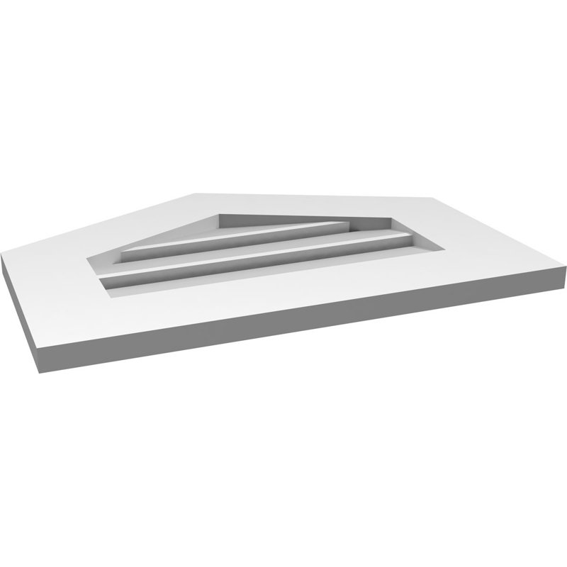 Ventilé à pignon fonctionnel en uréthane Signature, H 16 po x l 22 po x P 1 po, 6/12