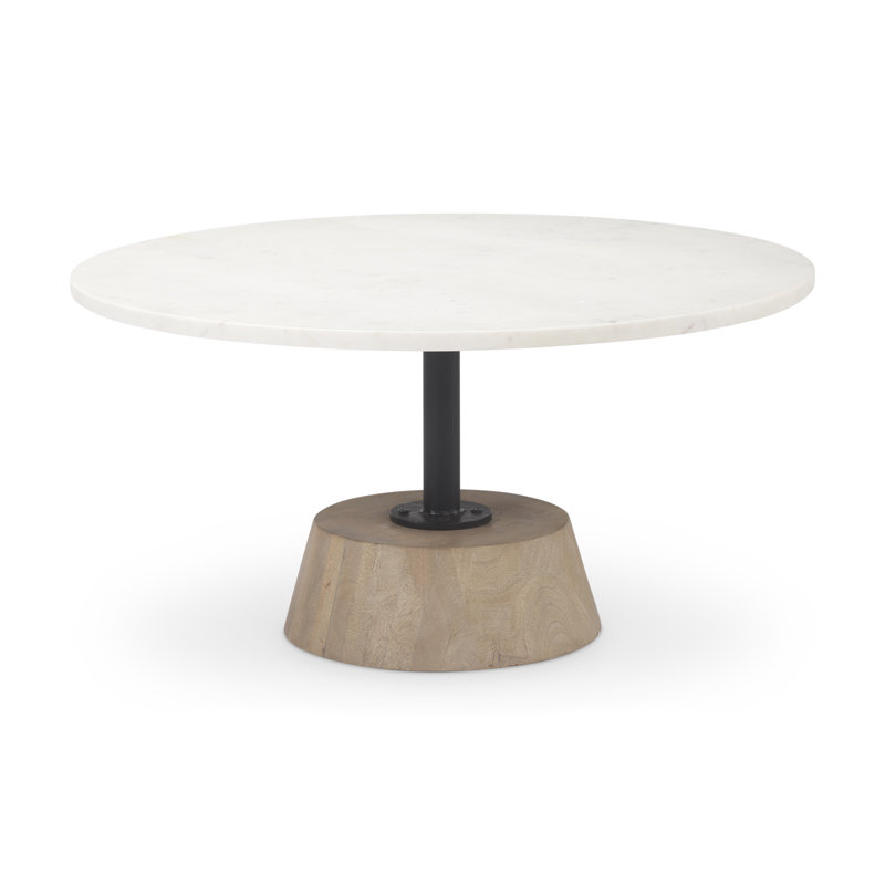 Table basse à piédestal