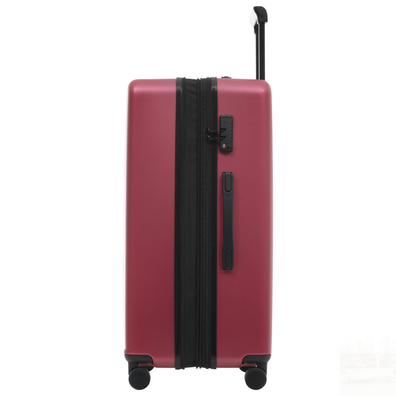 Ensemble de valises extensibles 5 pièces avec ouverture frontale, port USB, verrous TSA et roues pivotantes doubles pour un voyage facile