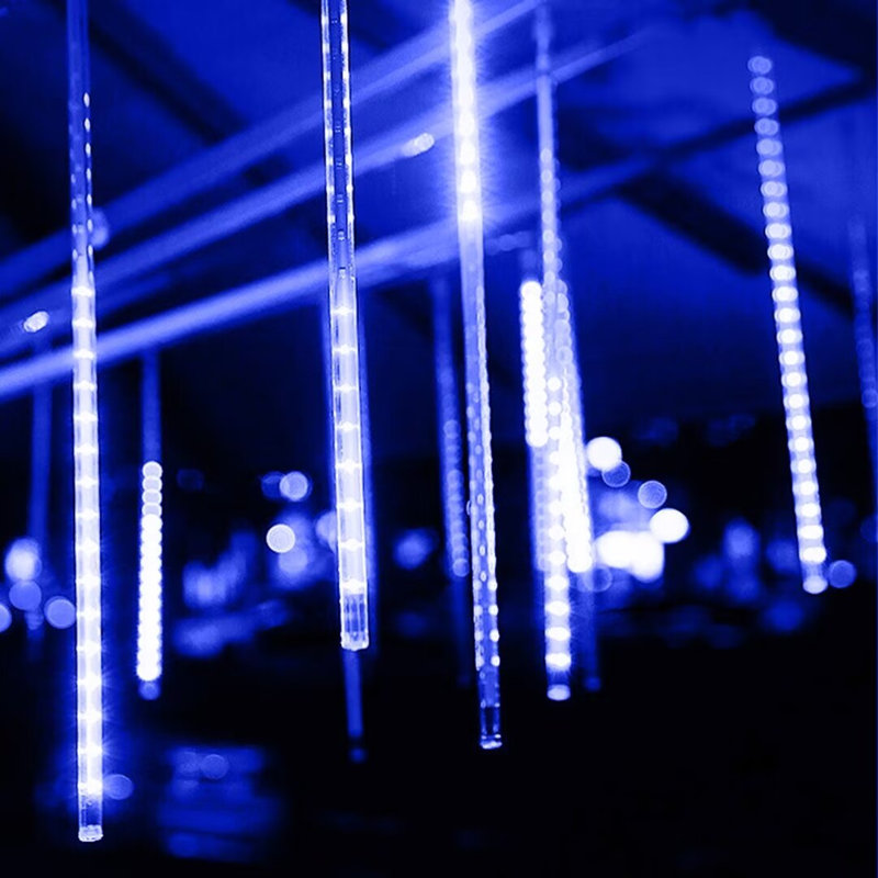Guirlande de lumières DEL d'extérieur Sawana, Bleu