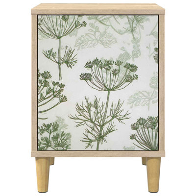 36 cm W Bedside Table