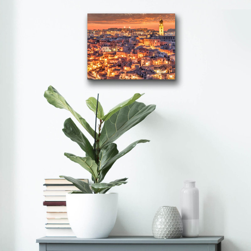 "Coucher de soleil Italie" par Mark A Paulda, H 12 po x l 16 po x P 0,13 po