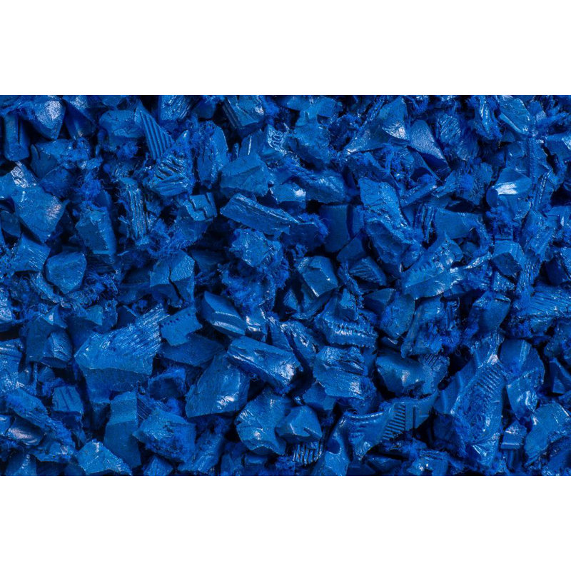 Pépites en caoutchouc Playsafer pour terrains de jeux et aménagement paysager, Bleu