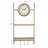 Wall Clock with 2 Shelves & 3 Hooks-1556761768