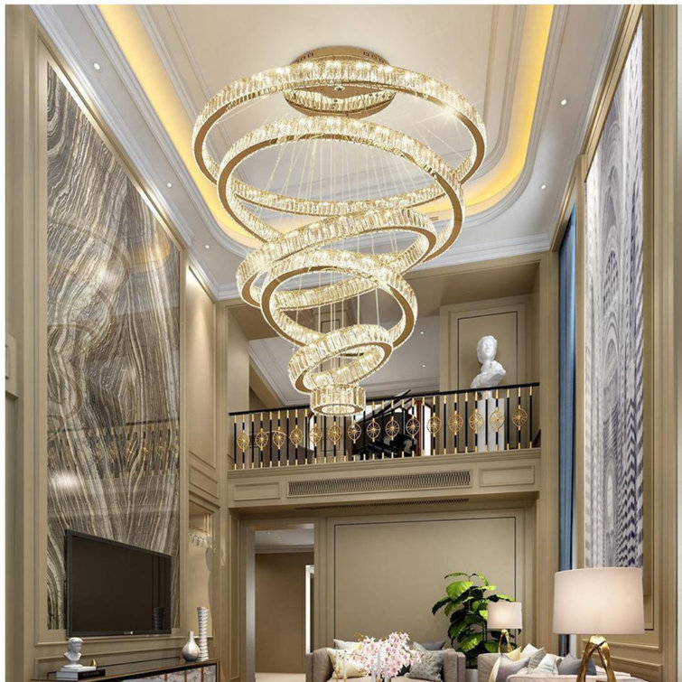 Randall 18-Light Crystal LED Chandelier