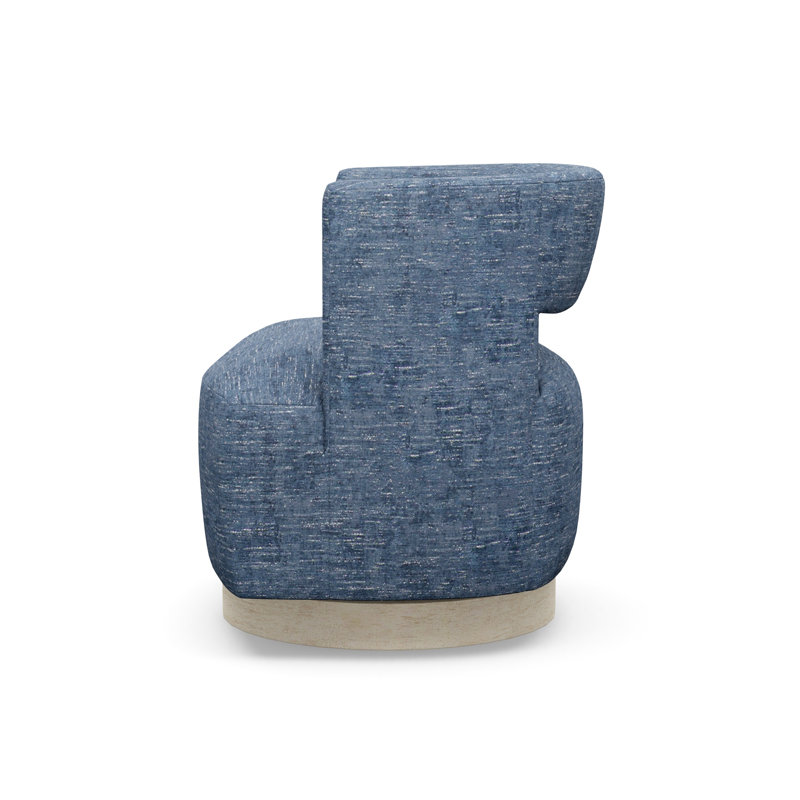 Crystle Swivel Barrel Chair, 9637-51, Sandstone