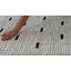 Tapis d'intérieur crème abstrait à motif de branches Tapis Alinda-211010380
