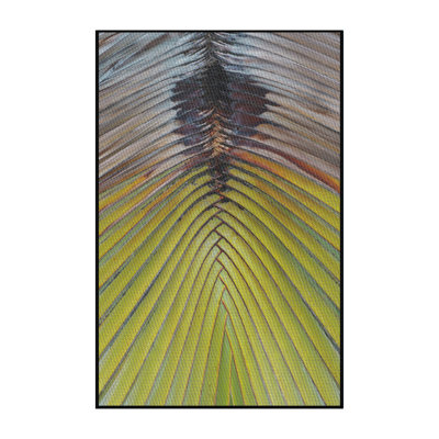 Vert Leta/brun Tapis décoratif