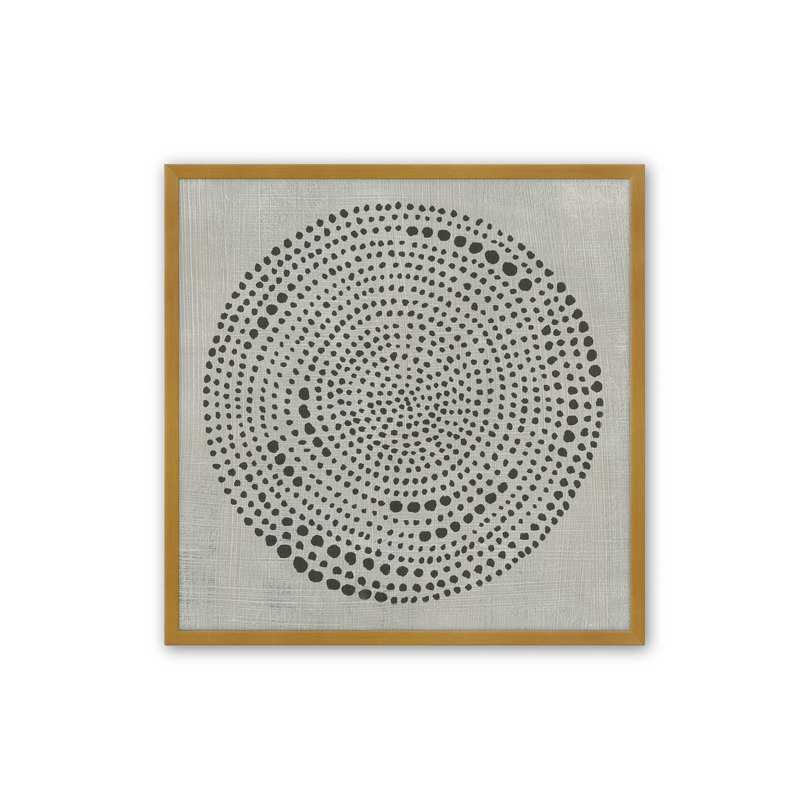 Mythos I Painting by Chariklia Zarris, 12" H x 12" W, Gold Single Picture Frame without Mat
