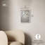 «Glam Gray Leaves», art mural floral élégant par Art Remedy-104628572-104628569