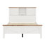 Bedroom Set with Farmhouse Platform Bed, Sliding Door Storage Headboard, Matching Nightstand and Dresser-1828014297