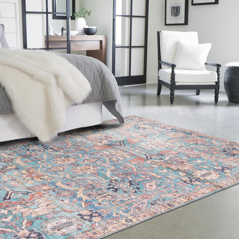 Enger Chenille Indoor Rug, Rectangle 6'1" x 9'