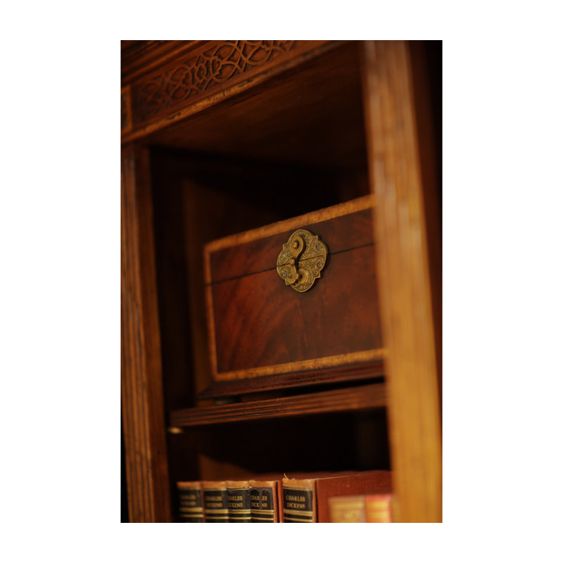 Windsor Solid Wood Lighted Curio Cabinet
