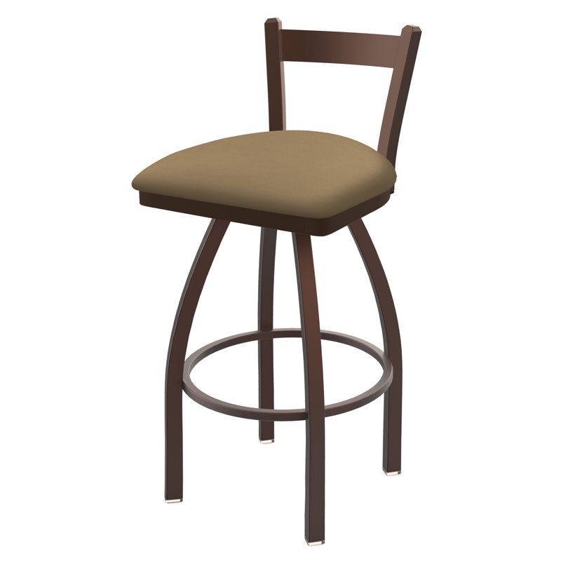 821 Catalina Low Back Swivel Bar Stool, Canter Sand, Bronze, Bar Stool (30" Seat Height)