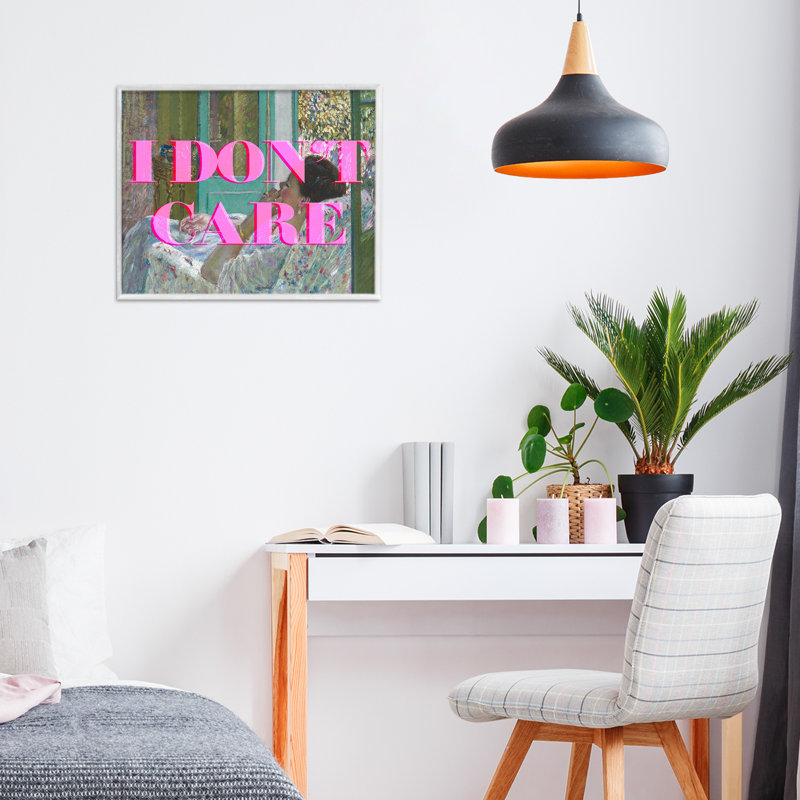 «I Don't Care over Classic», reproduction de giclée par Lil 'Rue, H 11 po x l 14 po