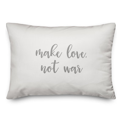  Coussin «Make Love Not War»