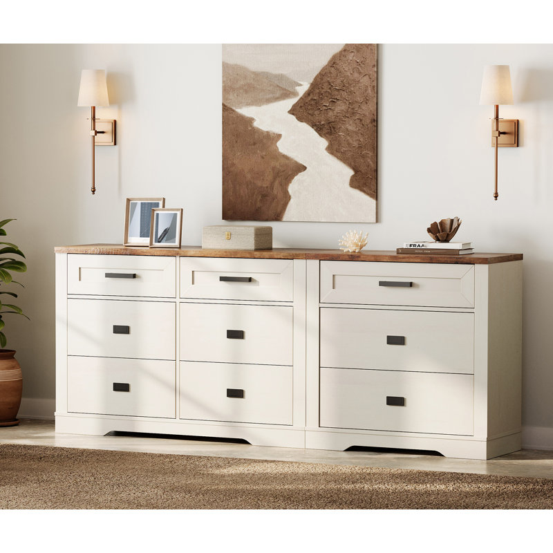 Laziza 9 - Drawer Dresser, Antique White