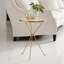Modern History Stone End Table