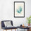 « bleu algues iv », impression sur toile