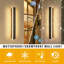 Matte Black Integrated LED Outdoor Sconce