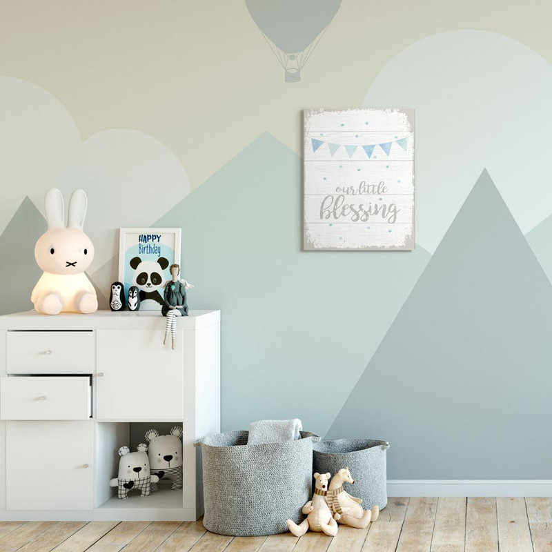 «Hannan Our Little Blessing Kids», art textuel, H 16 po x l 20 po, Toile tendue