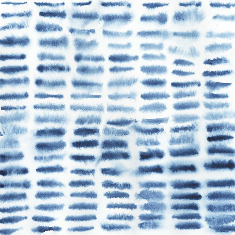 Indigo Bleed I, H 36 po x l 36 po x P 1,25 po