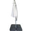 Parasol de patio gris 10 pi Offset