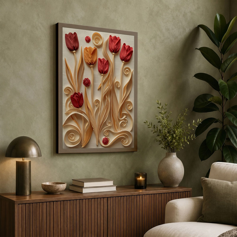 Print, 36x24 - 91.4 x 61.0 cm, Ochre Border