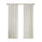 Room Darkening Metallic Printed Poly Velvet Rod Pocket/Back Tab Window Panel Pair White/Gold 37X84"-2014303370