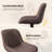 Hruby Swivel Upholstered Adjustable Height Counter Stool with Metal Frame-263556706