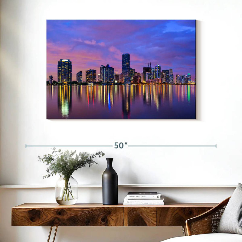 Sireci Biscayne Bay Miami, 26" H x 39" W