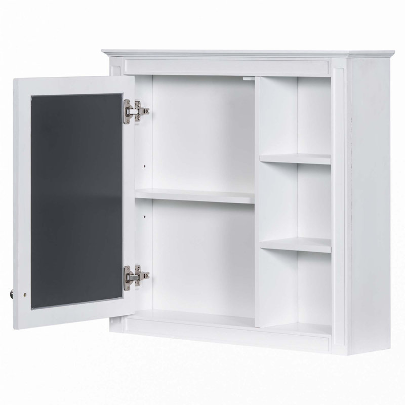 Wall Mounted Bathroom Storage Cabinet, White