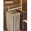 Cintre pour pantalons pliable en acier inoxydable-61822310