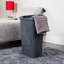 Panier à linge mince, capacité de 40 litres, couvercle à charnières, paquet de 2-112438265-81245418