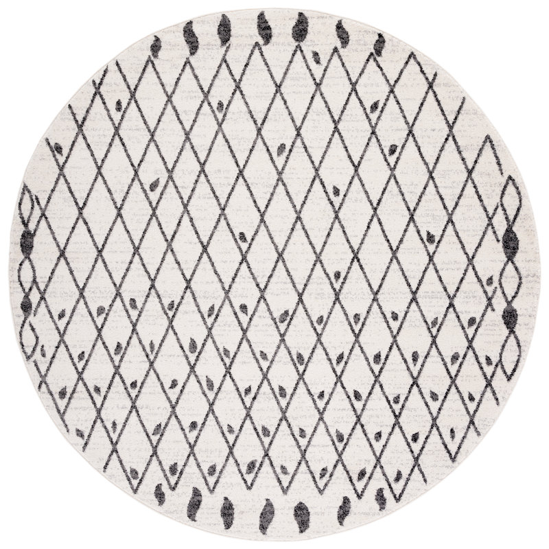 Tulum Performance Southwestern Rug, Round 6'7"