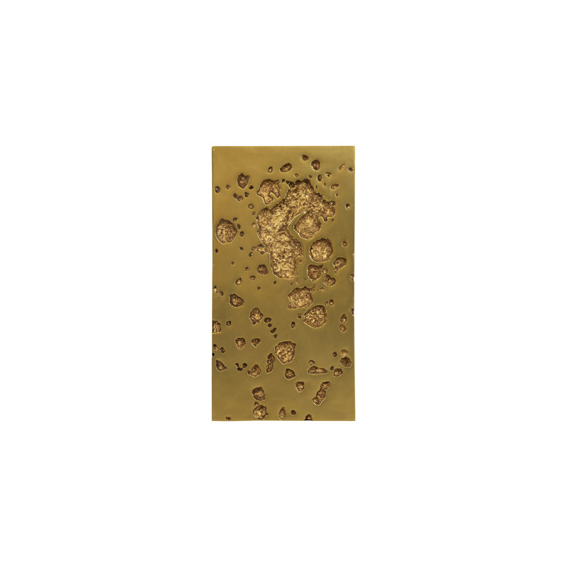 Art mural Splotch, rectangle, feuille d'or