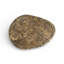 Plateau en forme de travertin gris