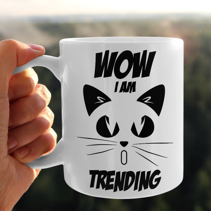 Tasse Cat Wow I'm Trends