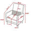 Fauteuil d'appoint rembourré de 67,5 cm de large-1721002078-1721002079